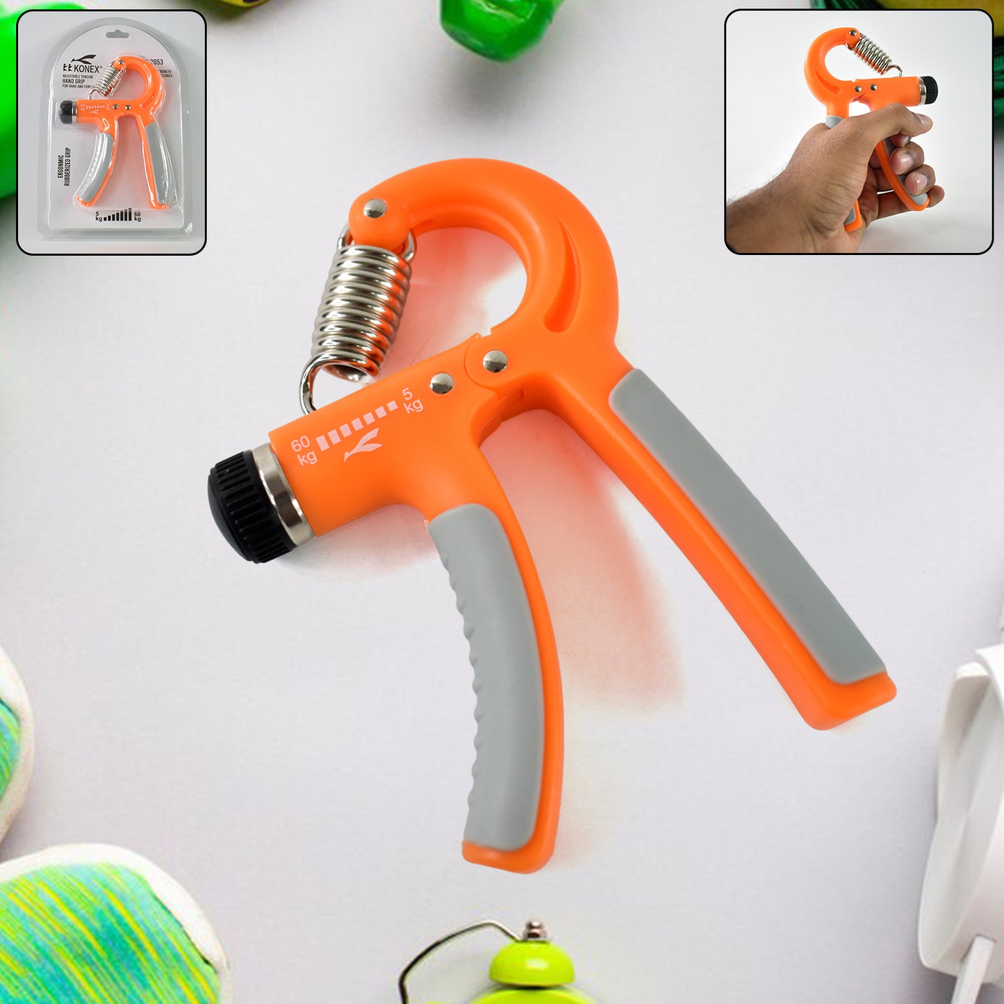 Adjustable Hand Grip Strengthener  5kg To 60kg Resistance (1 Pc)